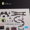 KELIK K72126 MIRAGE III C - interior 3D decals for Modelsvit kit 1/72